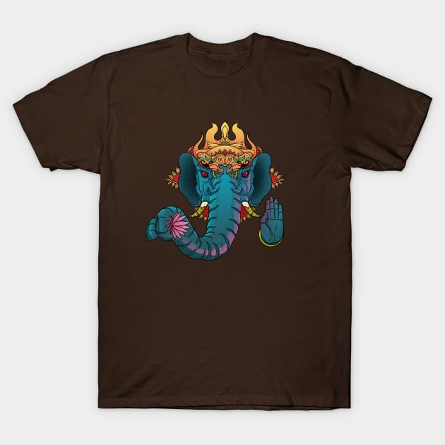 HI 5 GANESH T-Shirt by GOUP